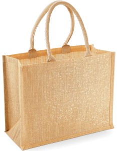 TORBA JUTOWA SHIMMER JUTE SHOPPER 