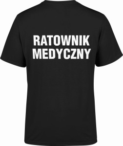 RATOWNIK MEDYCZNY KOSZULKA ODZIEŻ MEDYCZNA MĘSKA