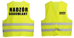 Kamizelka odblaskowa nadzór budowlany 