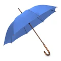 Parasol Oxford jasnoniebieski z drewnianą rączką.webp