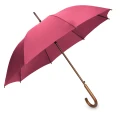 Parasol Oxford różowy z drewnianą rączką.webp