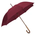 Parasol Oxford bordowy z nadrukiem logo.webp