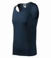 Koszulka Malfini Core 142 męska — t-shirt bawełniany 160g z nadrukiem logo firmy granatowa.webp
