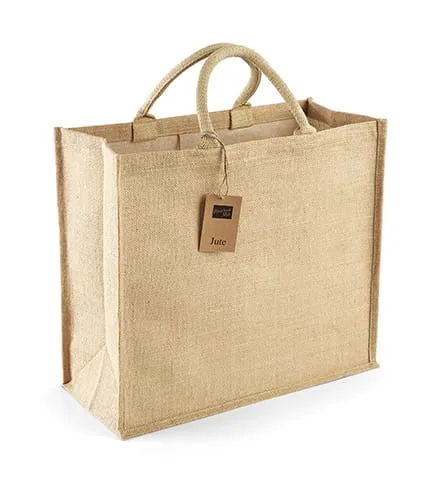 Torba jutowa duża XL Jumbo Shopper z naturalnej juty — eko torba reklamowa do nadruku logo.webp